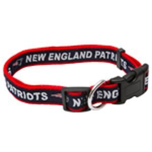 MED New England Patriots Dog Collar